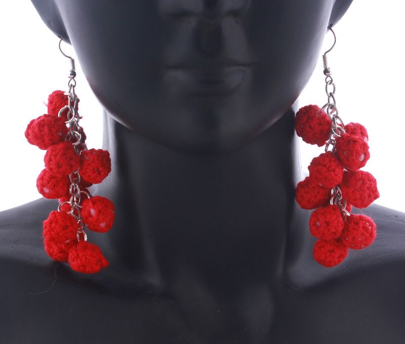 Vogue Crafts & Designs Pvt. Ltd. manufactures Cherry Bunch Earrings at wholesale price.
