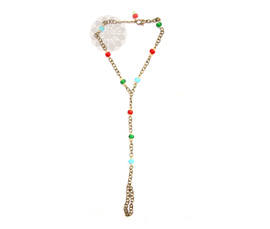 Vogue Crafts and Designs Pvt. Ltd. manufactures Multicolor Bead Toe Anklet at wholesale price.