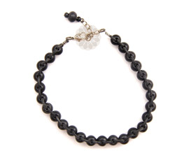 Vogue Crafts and Designs Pvt. Ltd. manufactures Simple Black Bead Anklet at wholesale price.