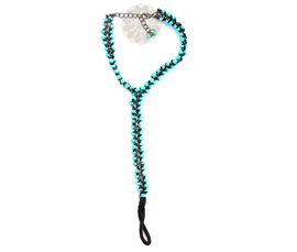 Vogue Crafts and Designs Pvt. Ltd. manufactures Beaded Turquoise Toe Anklet at wholesale price.
