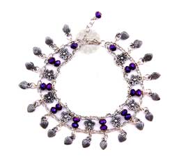 Vogue Crafts and Designs Pvt. Ltd. manufactures Floral Charm Anklet at wholesale price.