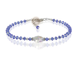 Vogue Crafts and Designs Pvt. Ltd. manufactures Purple Beads Anklet at wholesale price.