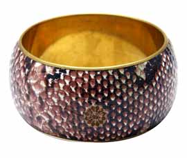 Vogue Crafts and Designs Pvt. Ltd. manufactures Thick Brown Bangle at wholesale price.