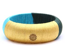 Vogue Crafts and Designs Pvt. Ltd. manufactures Multicolor Thread Bangle at wholesale price.