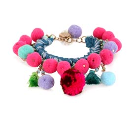 Vogue Crafts and Designs Pvt. Ltd. manufactures Multicolor Party Style Bracelet at wholesale price.