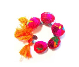 Vogue Crafts and Designs Pvt. Ltd. manufactures Multicolor Summer Tassel Bracelet at wholesale price.