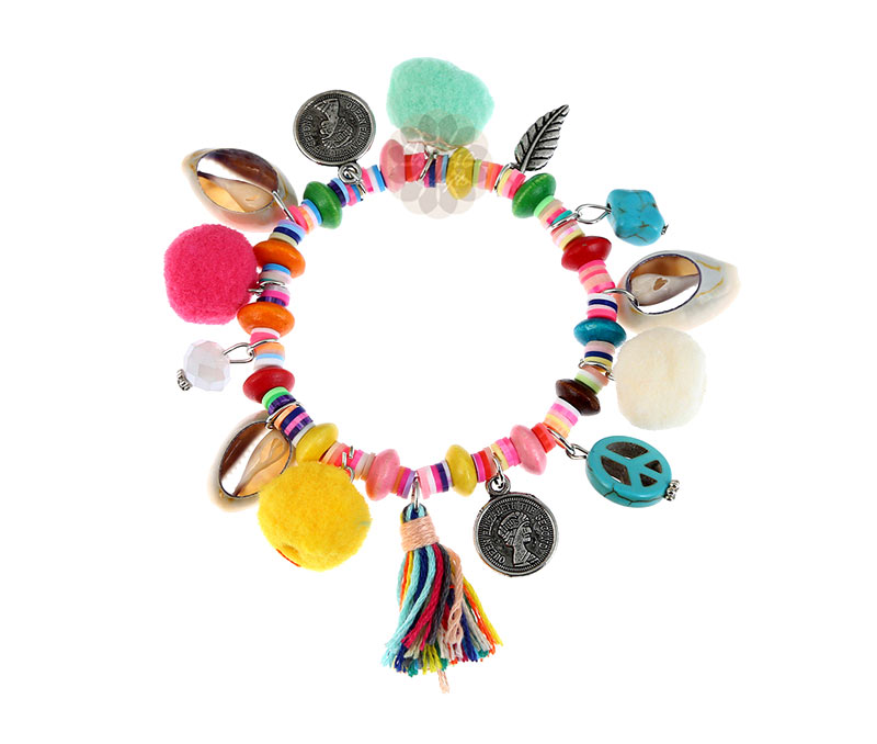 Vogue Crafts & Designs Pvt. Ltd. manufactures Multicolor Stretchable Bracelet at wholesale price.