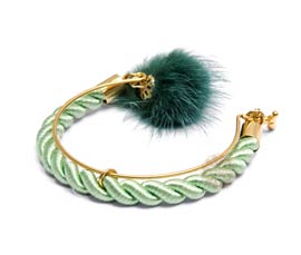 Vogue Crafts and Designs Pvt. Ltd. manufactures Twisted Open Bracelet at wholesale price.