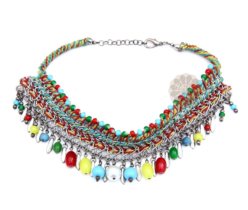 Vogue Crafts & Designs Pvt. Ltd. manufactures Colors and Charms Necklace at wholesale price.
