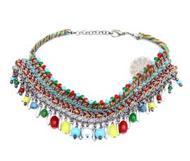 Vogue Crafts and Designs Pvt. Ltd. manufactures Colors and Charms Necklace at wholesale price.
