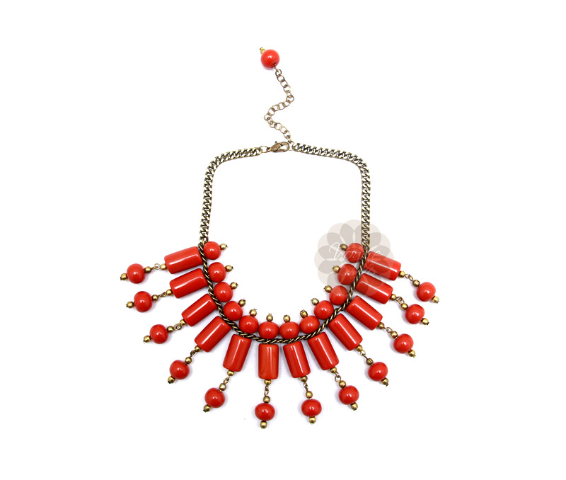 Vogue Crafts & Designs Pvt. Ltd. manufactures Rows of Coral Necklace at wholesale price.