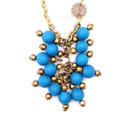 Vogue Crafts and Designs Pvt. Ltd. manufactures Cluster of Blue Beads Pendant at wholesale price.