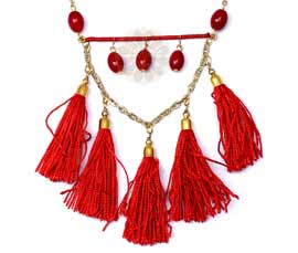 Vogue Crafts and Designs Pvt. Ltd. manufactures Soft Tassels Pendant at wholesale price.