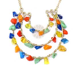 Vogue Crafts and Designs Pvt. Ltd. manufactures Multicolor Bead Pendant at wholesale price.