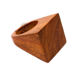 Vogue Crafts and Designs Pvt. Ltd. manufactures Wooden Square Ring at wholesale price.