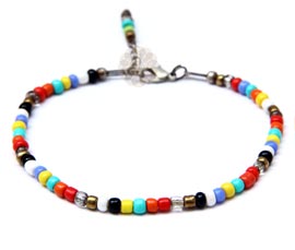 Vogue Crafts and Designs Pvt. Ltd. manufactures Beaded Summer Anklet at wholesale price.