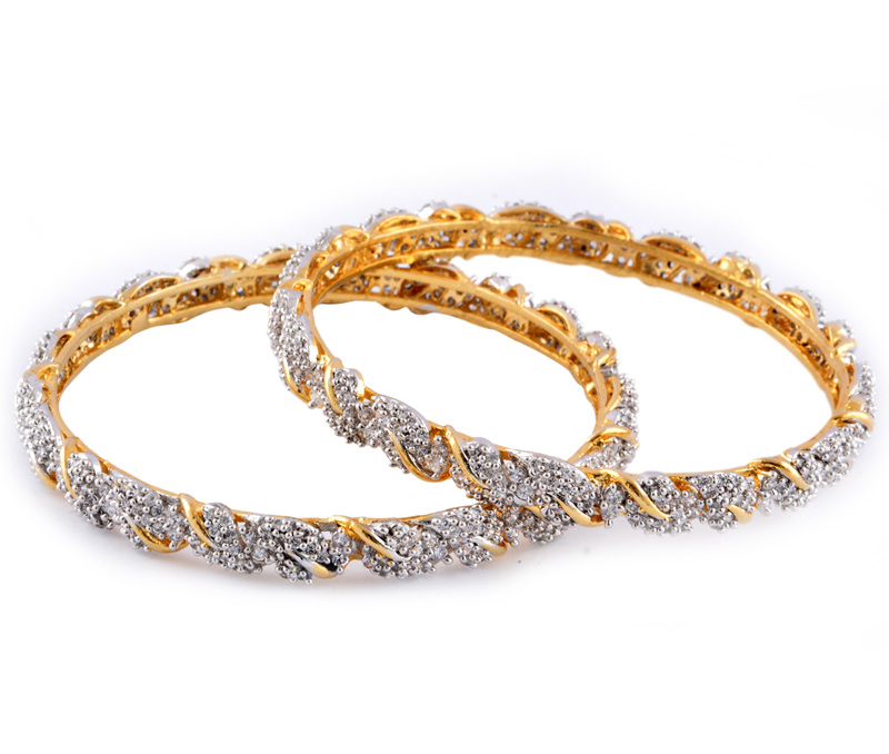 Vogue Crafts & Designs Pvt. Ltd. manufactures Golden Brass Braid Design Bangles at wholesale price.