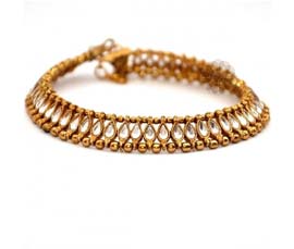Vogue Crafts and Designs Pvt. Ltd. manufactures Graceful Brass Anklet at wholesale price.