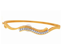 Vogue Crafts and Designs Pvt. Ltd. manufactures Stoned Golden Bracelet at wholesale price.
