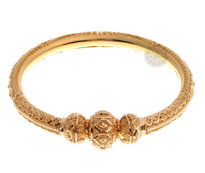 Vogue Crafts & Designs Pvt. Ltd. manufactures Exquisite Traditional Golden Bangle at wholesale price.