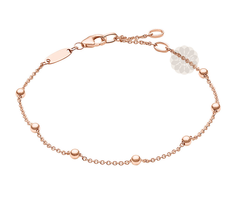 Vogue Crafts & Designs Pvt. Ltd. manufactures Amaze Ball Rose Gold Bracelet at wholesale price.