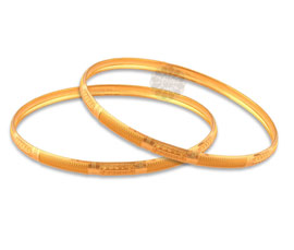 Vogue Crafts and Designs Pvt. Ltd. manufactures Daily Charm Golden Pair of Bangles at wholesale price.