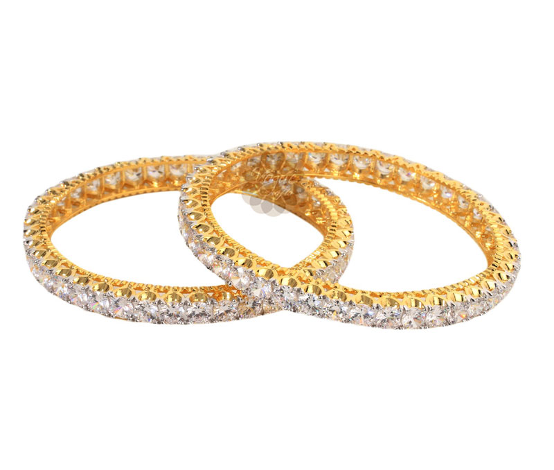 Vogue Crafts & Designs Pvt. Ltd. manufactures Gleam and Glam Golden Bangle at wholesale price.