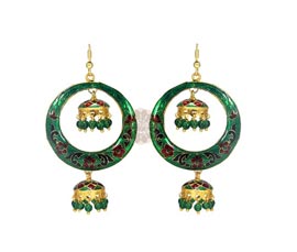 Vogue Crafts and Designs Pvt. Ltd. manufactures Floral Recital Earrings at wholesale price.