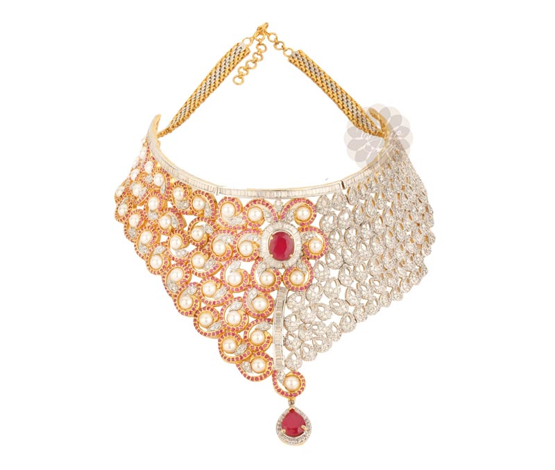 Vogue Crafts & Designs Pvt. Ltd. manufactures Designer Pearl Necklace at wholesale price.