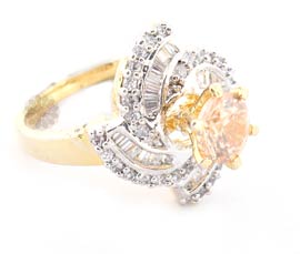 Vogue Crafts and Designs Pvt. Ltd. manufactures Glare Flare Gold Plated Ring at wholesale price.
