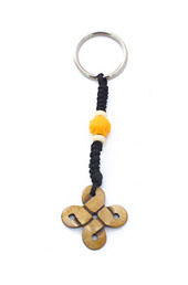 Vogue Crafts and Designs Pvt. Ltd. manufactures Carved Out Knot Keyring at wholesale price.