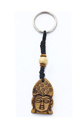 Vogue Crafts and Designs Pvt. Ltd. manufactures Buddha Face Keyring at wholesale price.