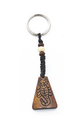 Vogue Crafts and Designs Pvt. Ltd. manufactures Carved Scorpio Keyring at wholesale price.