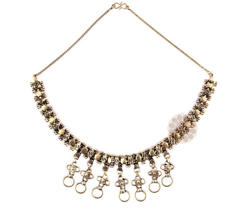 Vogue Crafts & Designs Pvt. Ltd. manufactures Antique Tribal Dangling Necklace at wholesale price.