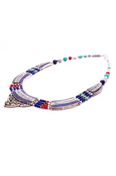 Vogue Crafts and Designs Pvt. Ltd. manufactures Lines of Blue Necklace at wholesale price.