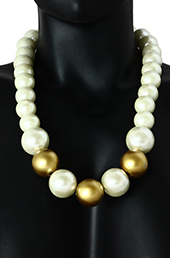 Vogue Crafts and Designs Pvt. Ltd. manufactures Gold and Pearl Necklace at wholesale price.