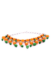 Vogue Crafts and Designs Pvt. Ltd. manufactures Drops of Green Necklace at wholesale price.