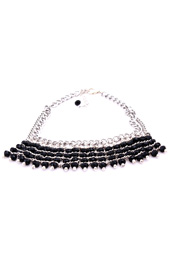 Vogue Crafts and Designs Pvt. Ltd. manufactures Multi Layer Black Necklace at wholesale price.