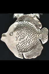 Vogue Crafts and Designs Pvt. Ltd. manufactures Silver Fish Pendant at wholesale price.
