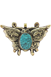 Vogue Crafts and Designs Pvt. Ltd. manufactures Carved Butterfly Pendant at wholesale price.