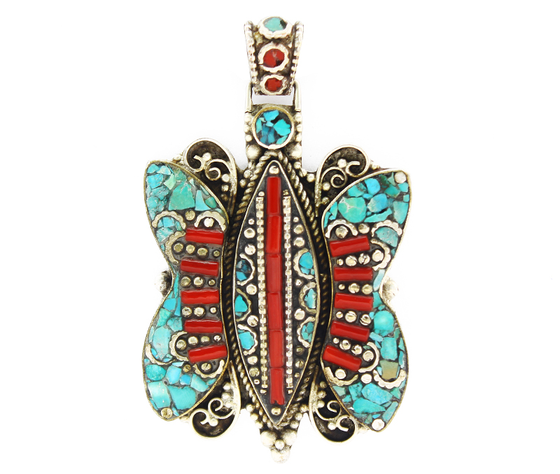 Vogue Crafts & Designs Pvt. Ltd. manufactures Stoned Butterfly Pendant at wholesale price.