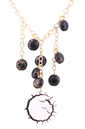 Vogue Crafts and Designs Pvt. Ltd. manufactures The Crackeled Bead Pendant at wholesale price.