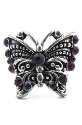 The Studded Butterfly Ring
