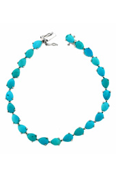Vogue Crafts and Designs Pvt. Ltd. manufactures Turquoise Stone Silver Bracelet at wholesale price.