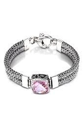 Vogue Crafts and Designs Pvt. Ltd. manufactures Braided Chain and Stone Bracelet at wholesale price.