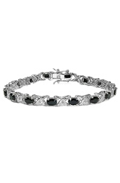 Vogue Crafts and Designs Pvt. Ltd. manufactures Black Stone Silver Bracelet at wholesale price.