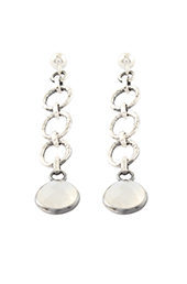 Vogue Crafts and Designs Pvt. Ltd. manufactures Multiple Circle Silver Earrings at wholesale price.