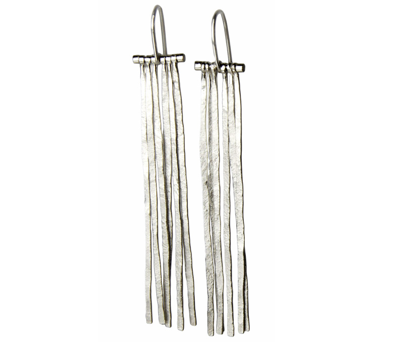 Vogue Crafts & Designs Pvt. Ltd. manufactures Silver Fringe Earrings at wholesale price.