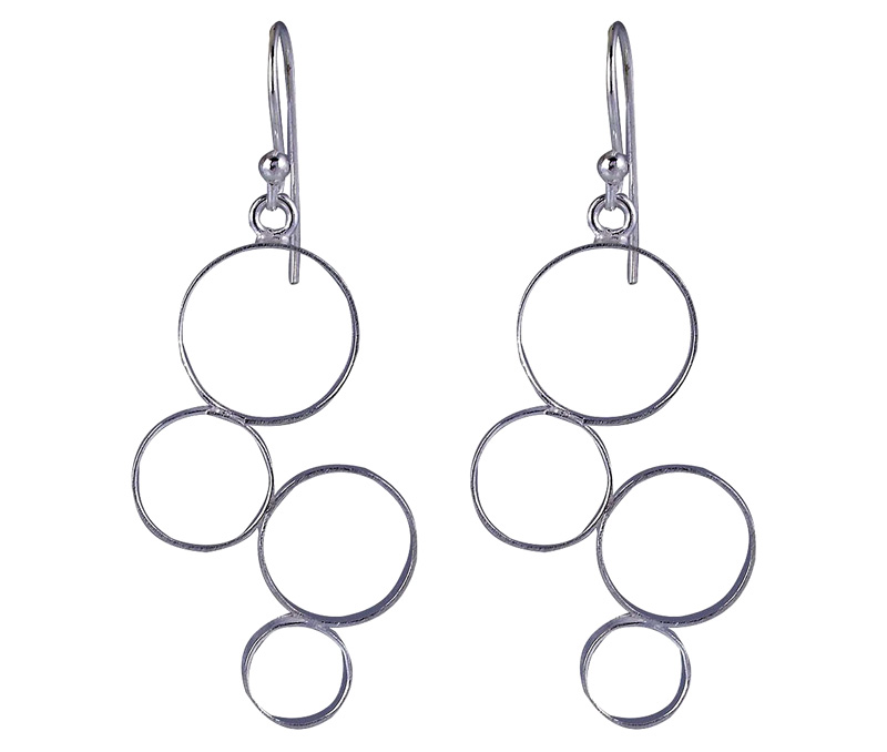 Vogue Crafts & Designs Pvt. Ltd. manufactures Bubble Silver Earrings at wholesale price.
