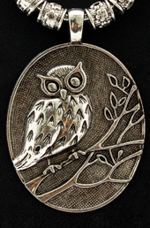 Vogue Crafts and Designs Pvt. Ltd. manufactures Silver Owl Pendant at wholesale price.